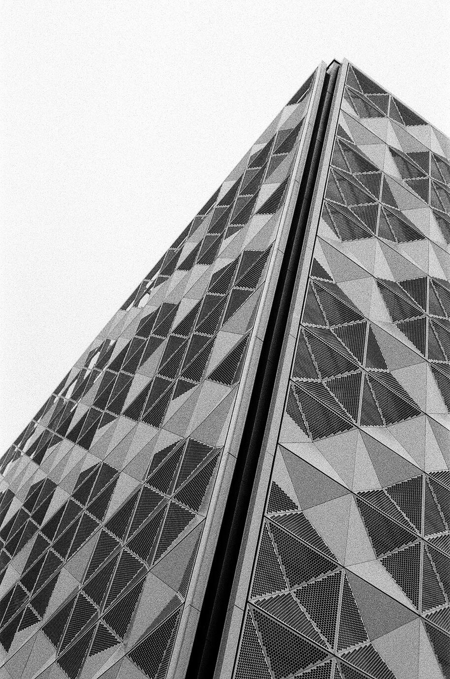 Car Park - Kentmere 400 f4.0 1/125